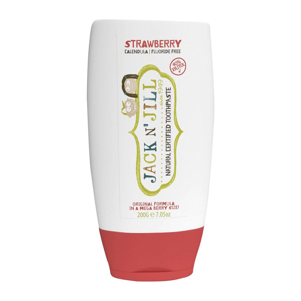 Jack N Jill Natural Kids Toothpaste, Strawberry, 6 Ea